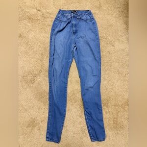 Fashion Nova Denim Blue Skinny Jeans